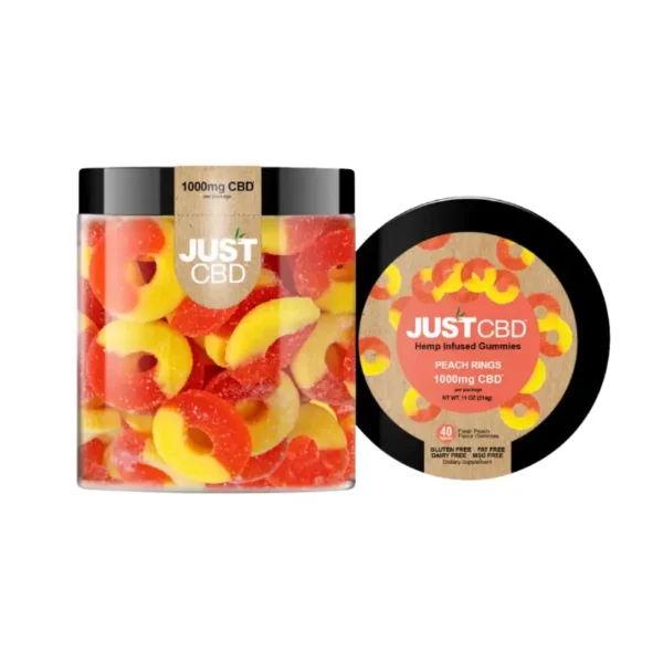 Gomitas de CBD Melocotón 1000g – Dulces Momentos de Bienestar I VERBIOV