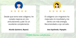 Testimonio verbiov - Colágeno Hidrolizado con Citrato de Magnesio